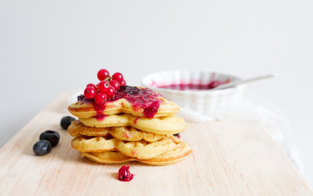 Waffle con farina di Bambu