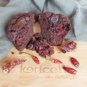 KETO MUFFIN AL CIOCCOLATO E PEPERONCINO