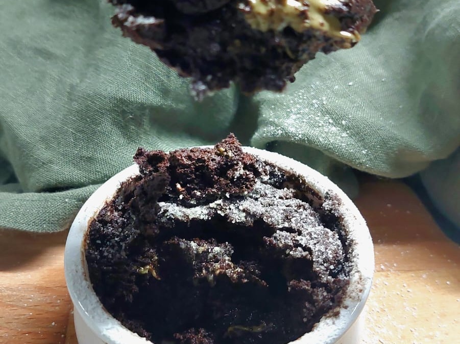 KE MUFFIN … MUFFIN KETO AL CIOCCOLATO CON CUORE FONDENTE AL PISTACCHIO